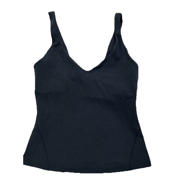 Lululemon Align Women's Waist-Length Tank Top Black Size 4 - No Pads - Picture 1 of 6